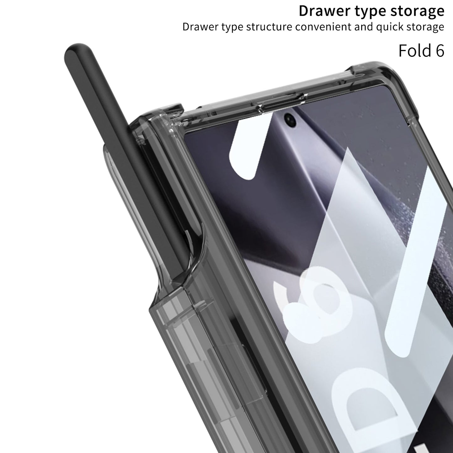 Magnetic Shockproof Phone Case With Pen Box For Galaxy Z Series