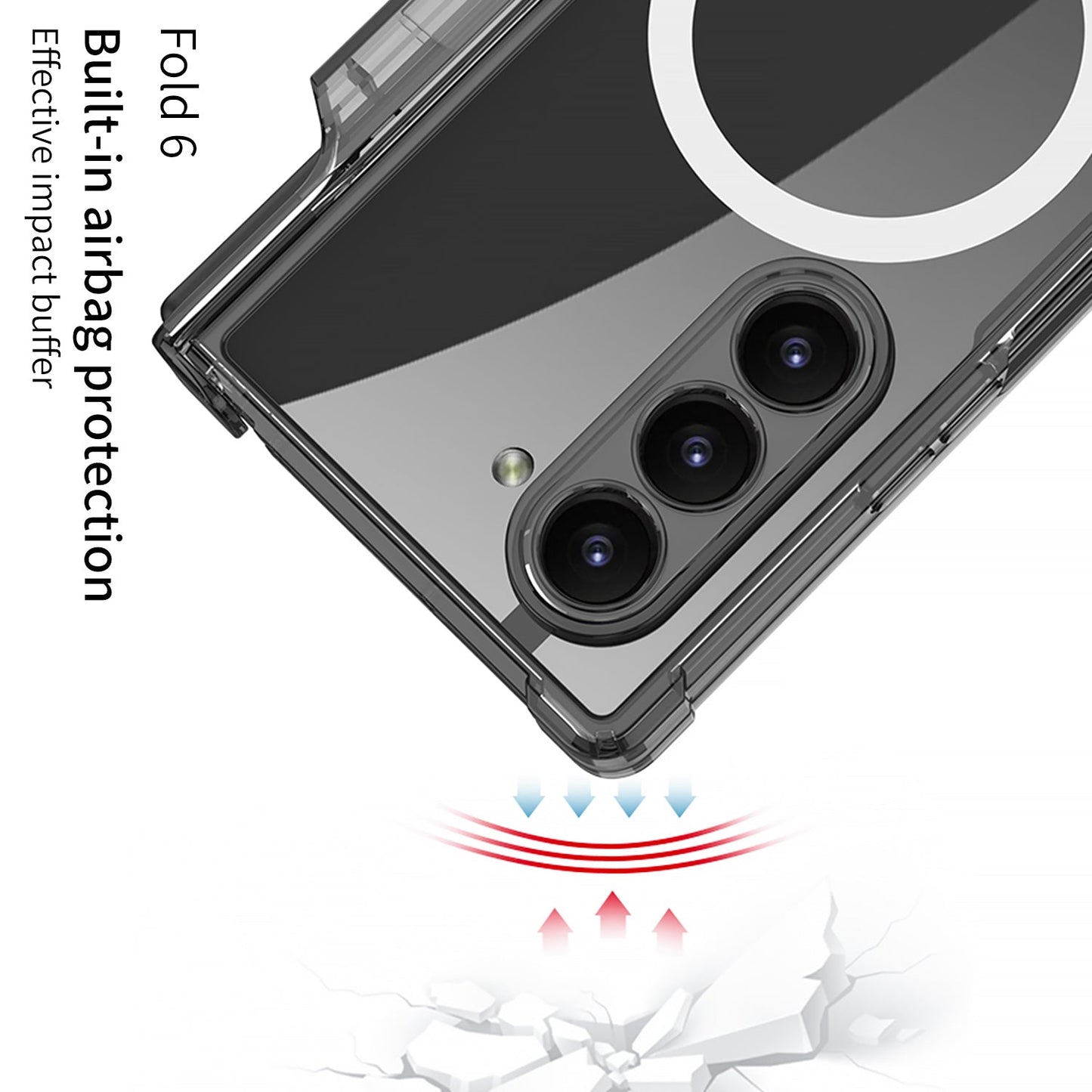 Magnetic Shockproof Phone Case With Pen Box For Galaxy Z Series