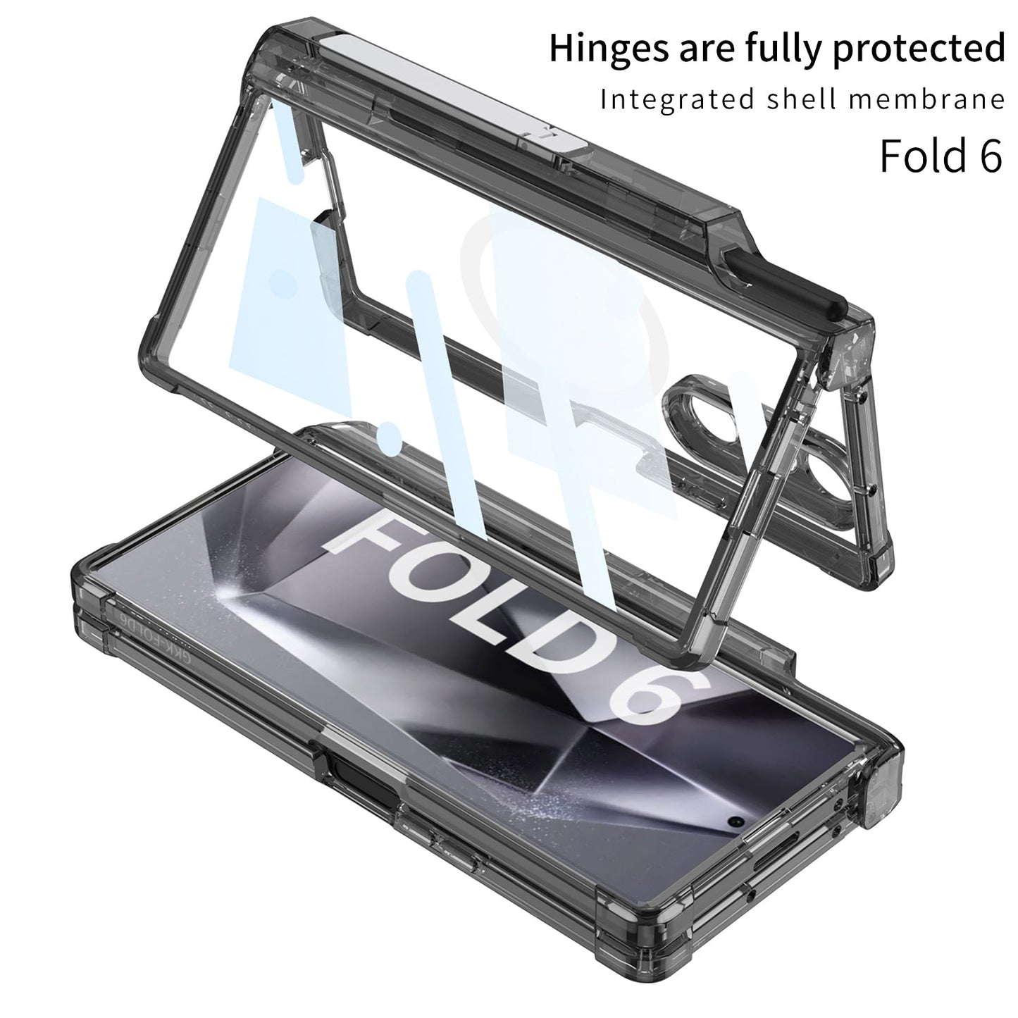 Magnetic Shockproof Phone Case With Pen Box For Galaxy Z Series
