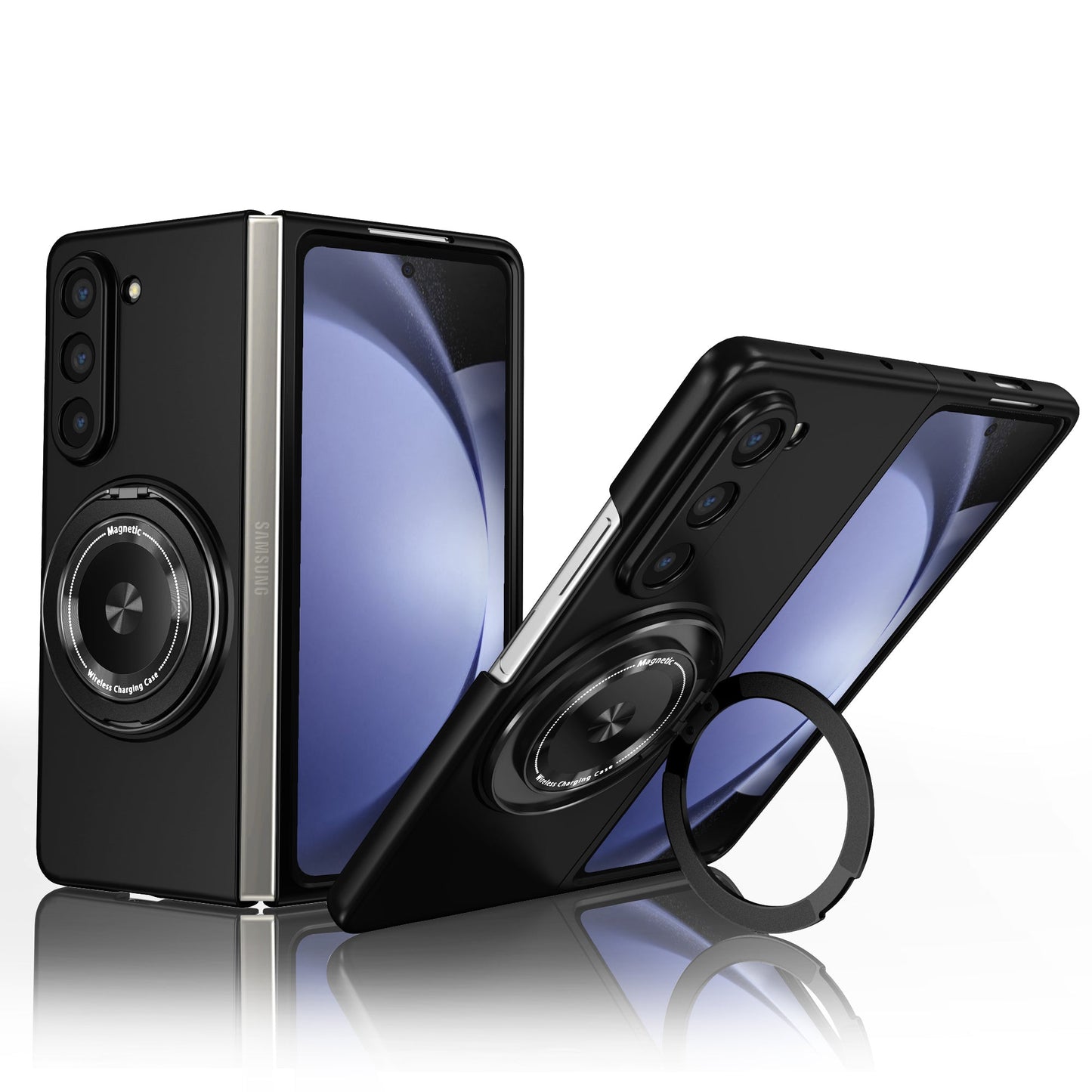 Full Protection Magnetic Kickstand Phone Case For Galaxy Z Series