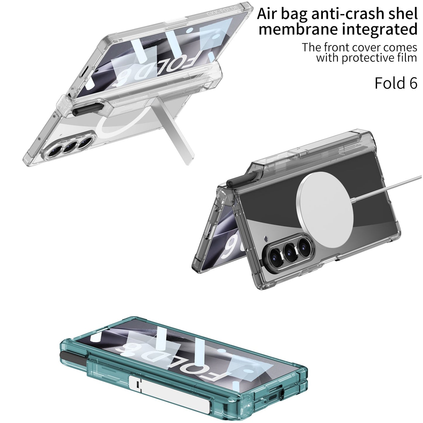 Magnetic Shockproof Phone Case With Pen Box For Galaxy Z Series