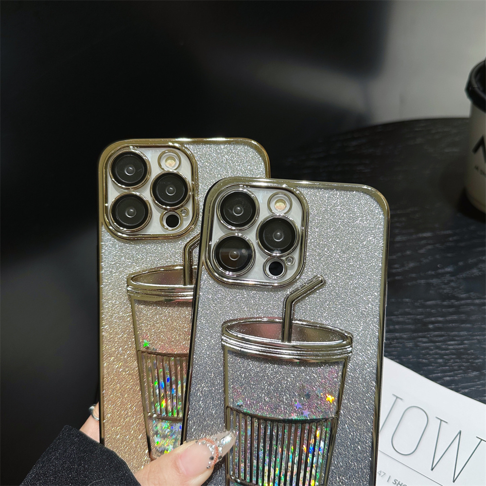 Luxury Glitter Quicksand Cup Case for iPhone Series