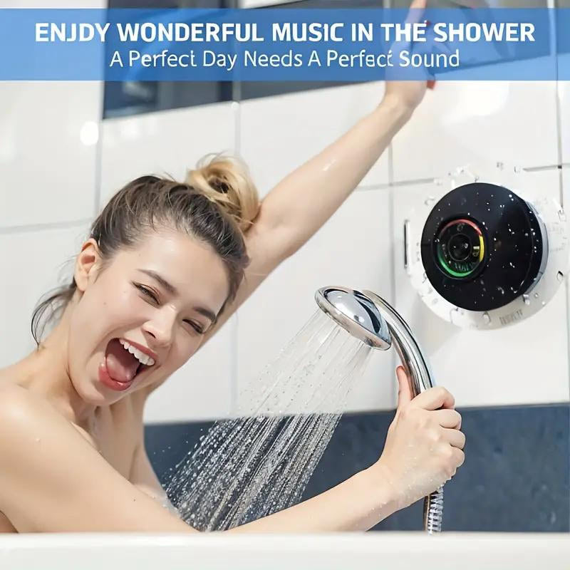 Waterproof LED Bluetooth Speaker – Mini & Portable