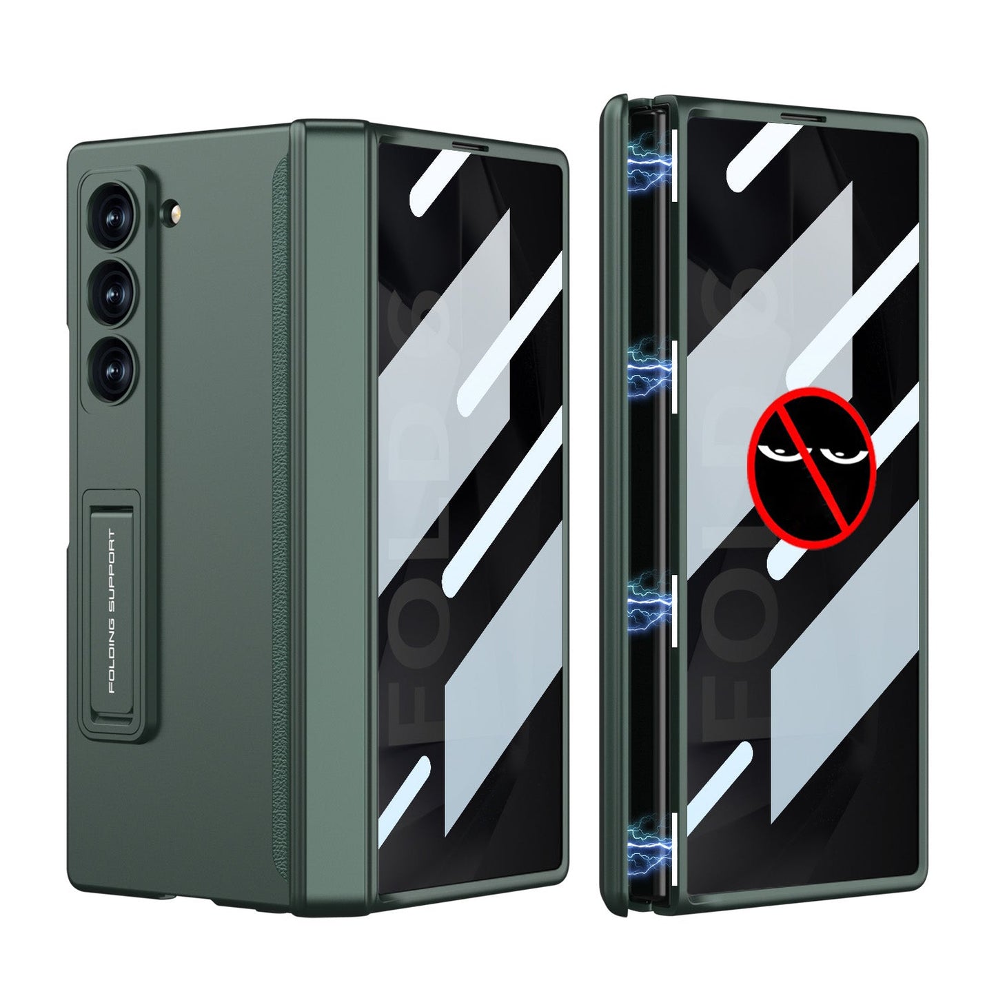 Magnetic Hinge Hidden Bracket Protective Case For Galaxy Z Series