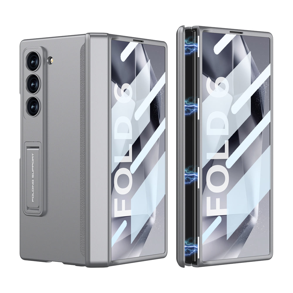 Magnetic Hinge Hidden Bracket Protective Case For Galaxy Z Series