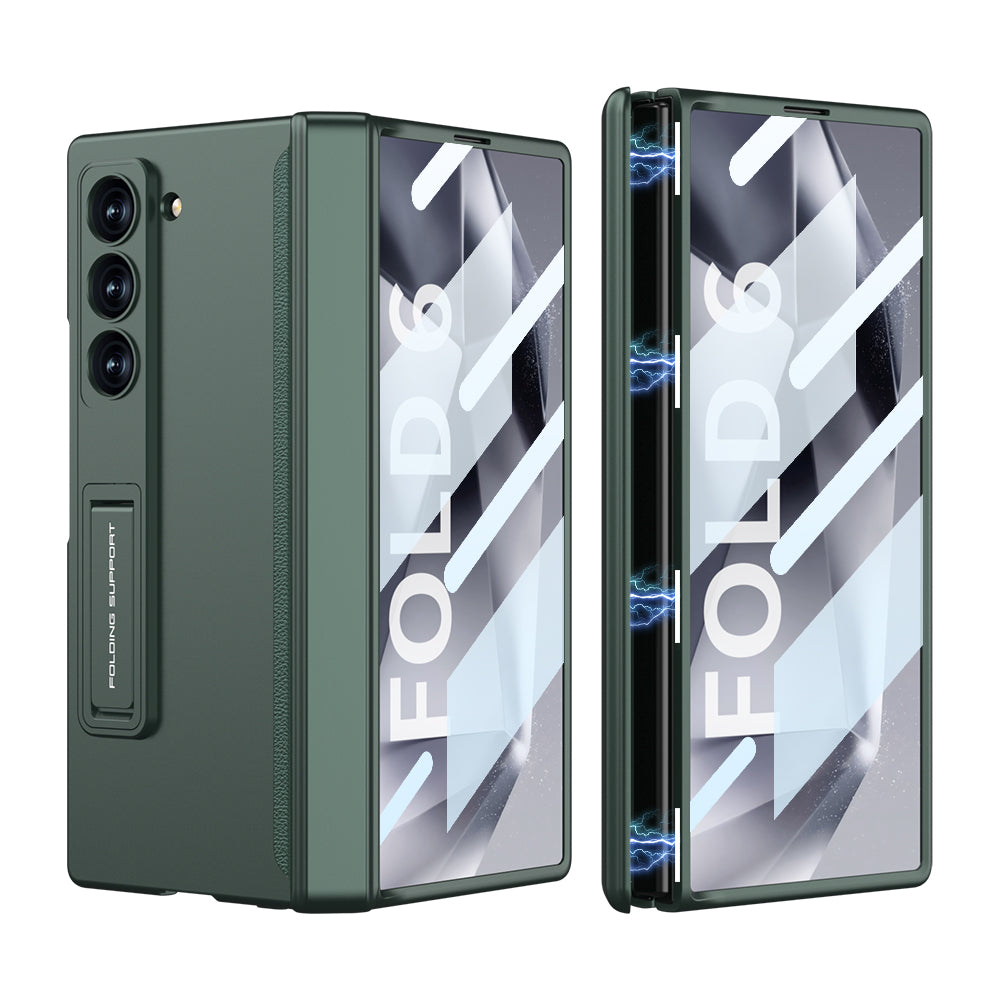 Magnetic Hinge Hidden Bracket Protective Case For Galaxy Z Series
