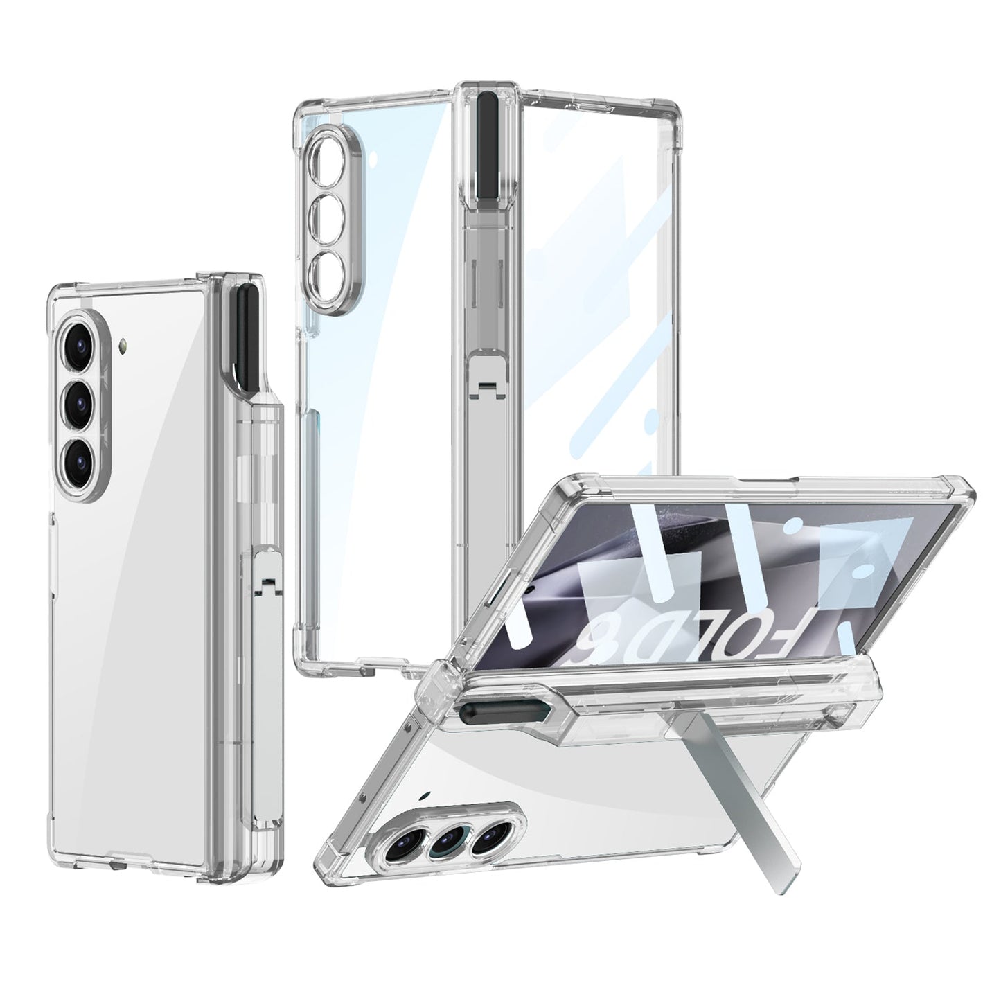Magnetic Shockproof Phone Case With Pen Box For Galaxy Z Series