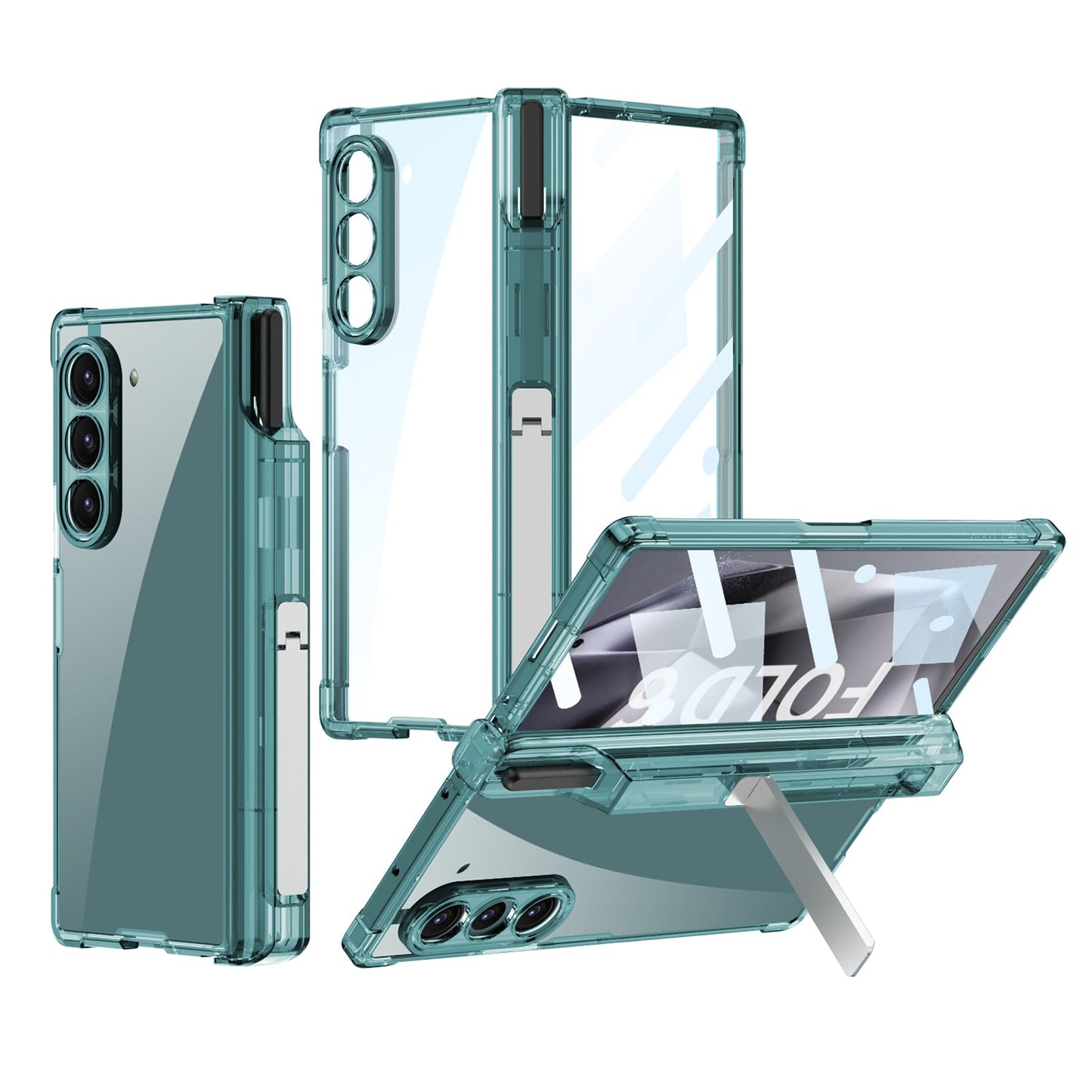 Magnetic Shockproof Phone Case With Pen Box For Galaxy Z Series