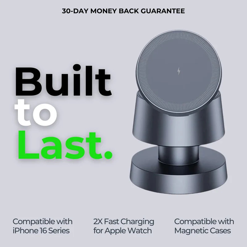 MagPower Pro™: The 4-in-1 Wireless Charging Station
