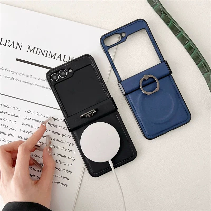Premium Leather Case for Galaxy Z Flip Series
