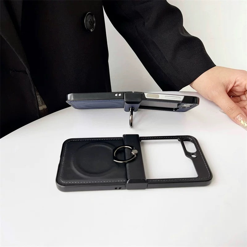 Premium Leather Case for Galaxy Z Flip Series