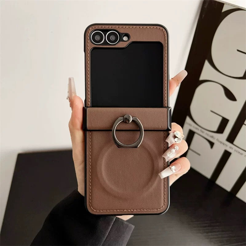 Premium Leather Case for Galaxy Z Flip Series