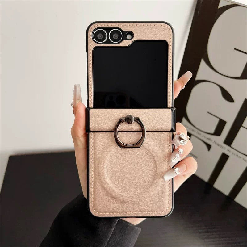 Premium Leather Case for Galaxy Z Flip Series