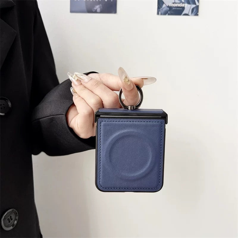 Premium Leather Case for Galaxy Z Flip Series