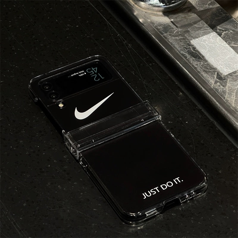 Elegant Nike Flow Pattern Case for Galaxy Z Flip Series