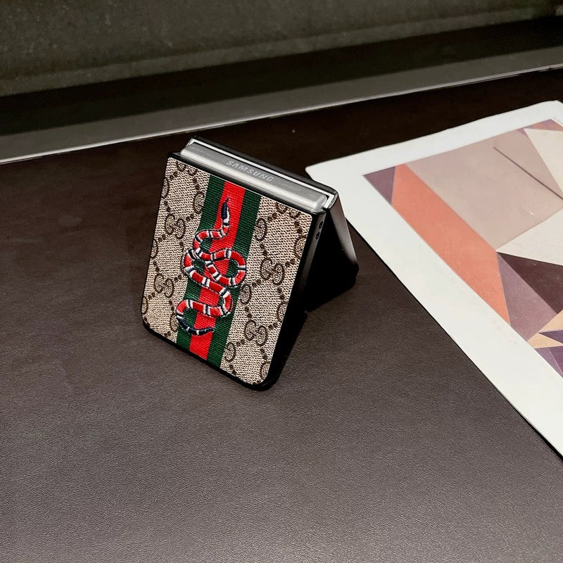 Luxury Fashion Brand Case for Samsung Z Flip Series