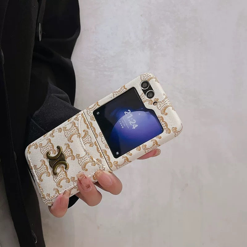 Designer Leather Case for Samsung Z Flip – A Statement of Class