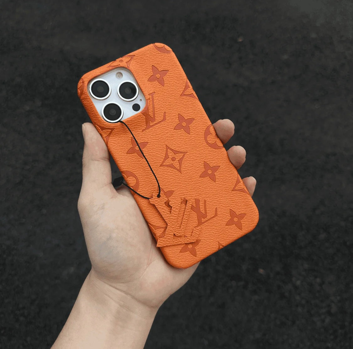 Luxury LV Premium Leather iPhone Case