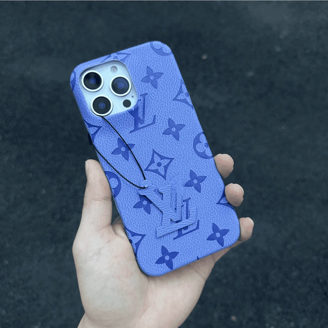 Luxury LV Premium Leather iPhone Case