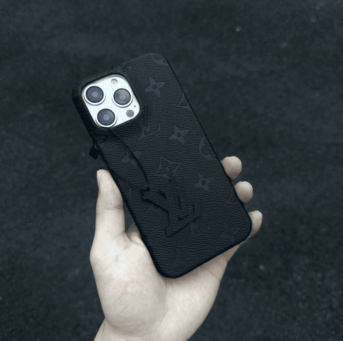 Luxury LV Premium Leather iPhone Case