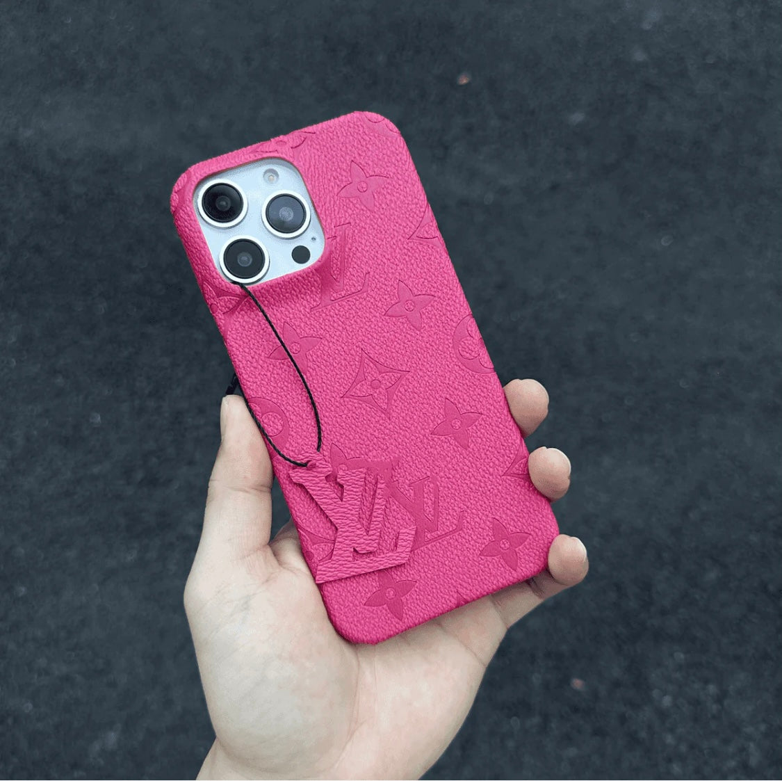 Luxury LV Premium Leather iPhone Case