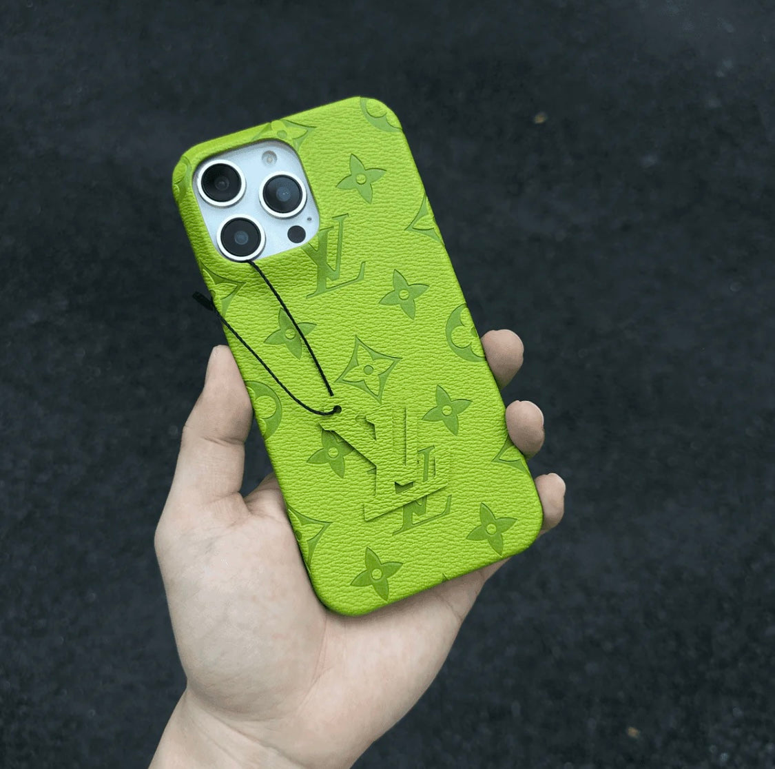 Luxury LV Premium Leather iPhone Case