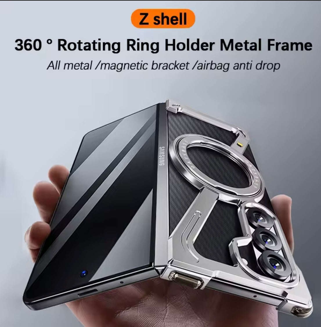 Z-Shape Design with 4 Airbag Corners For Galaxy Z Series