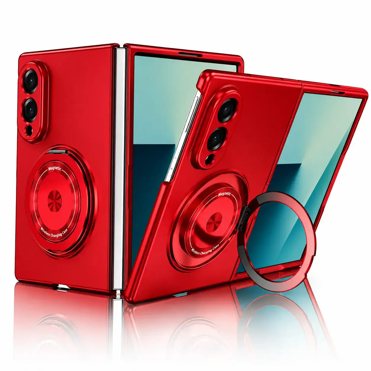 Magnetic Ring Stand Armor For Galaxy Z Fold 8 Series