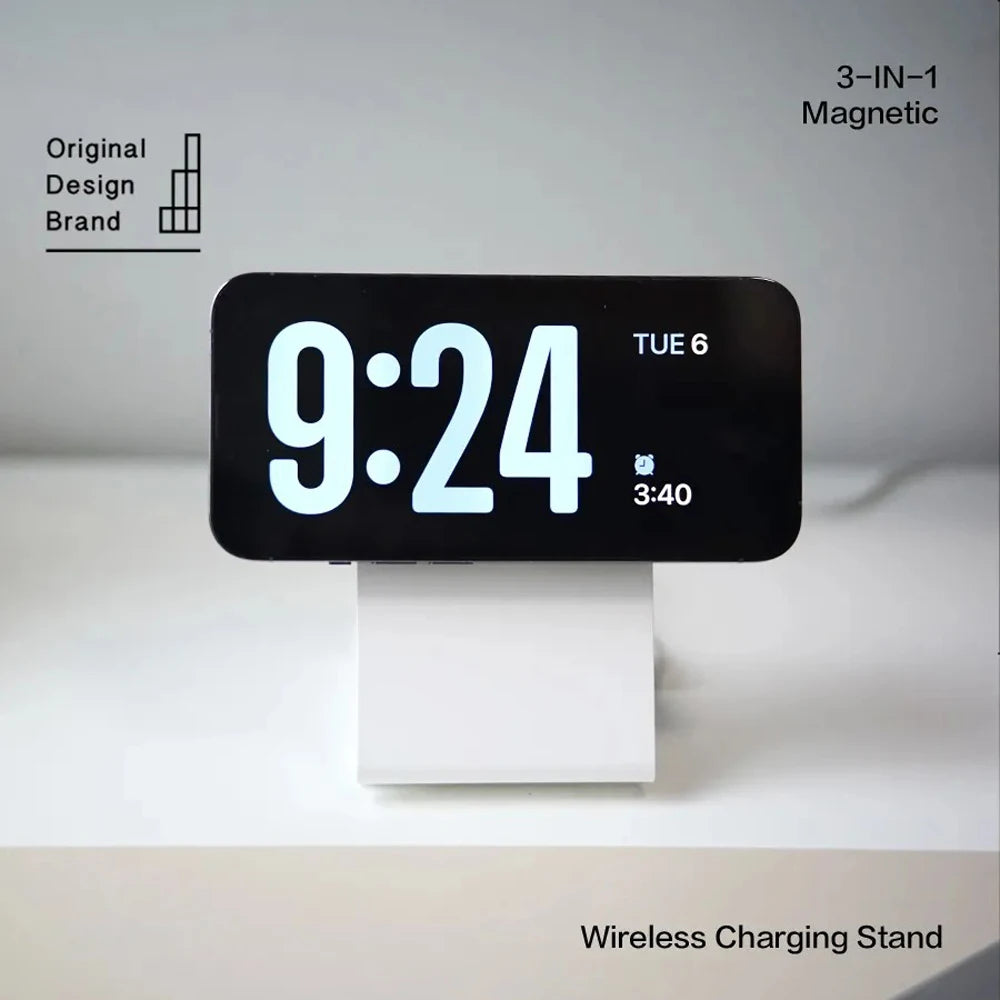 The ultimate 3 in 1 Magnetic Charging Station for iPhone