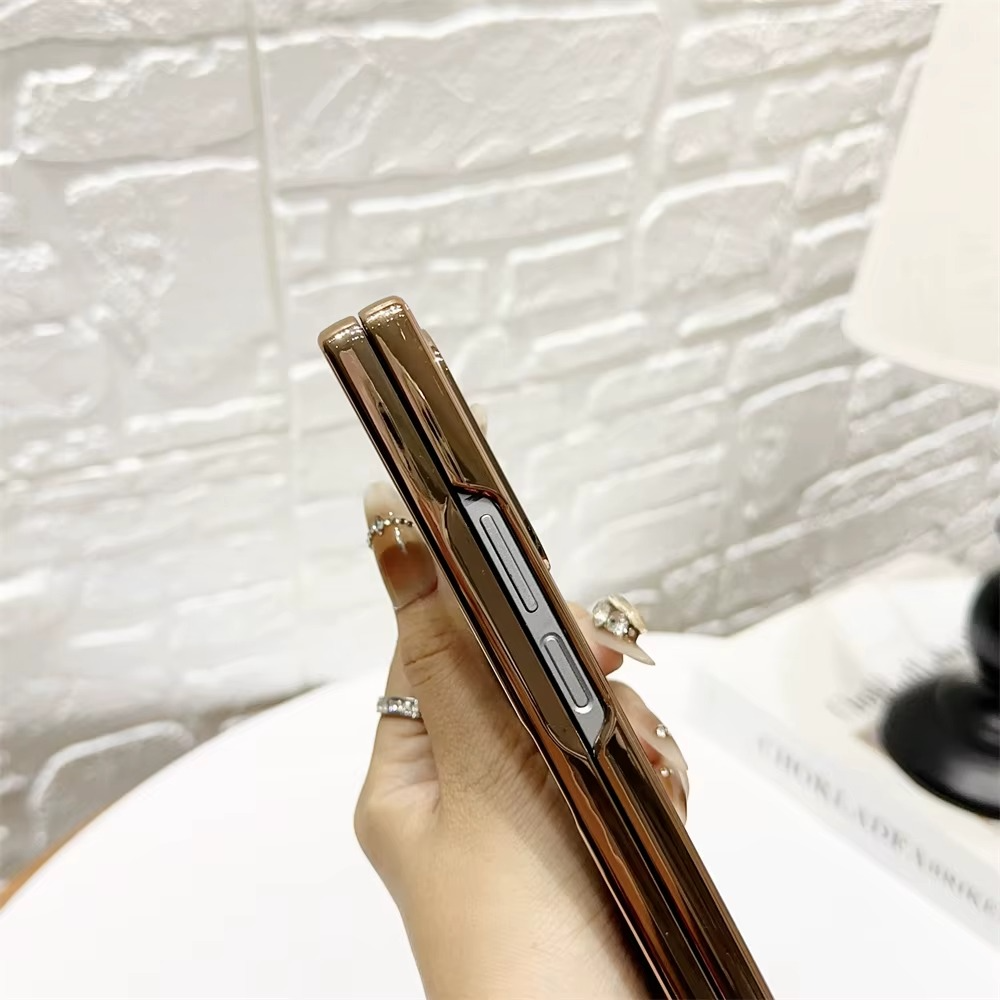 Luxury Electroplate Magnetic Wireless Case For Galaxy Z Fold Series
