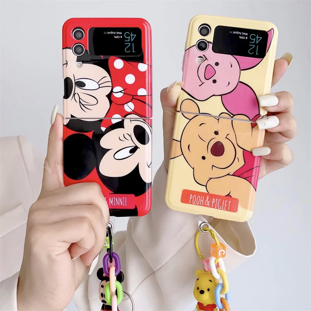 Cute Cartoon Pendant Cases for Samsung Galaxy Z Flip Series