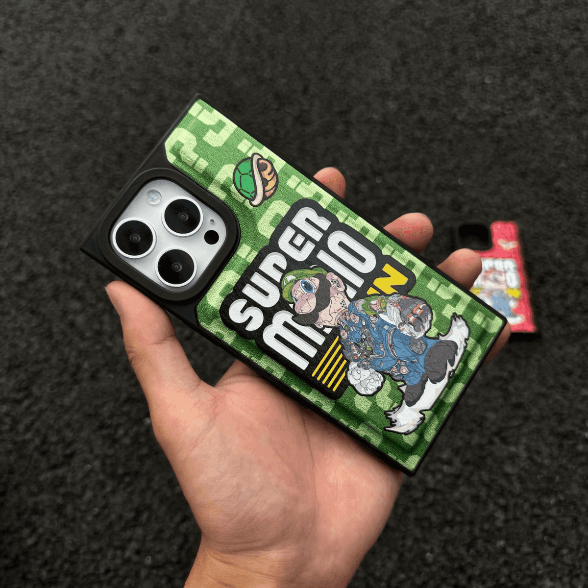 Playful Cartoon Square iPhone Case