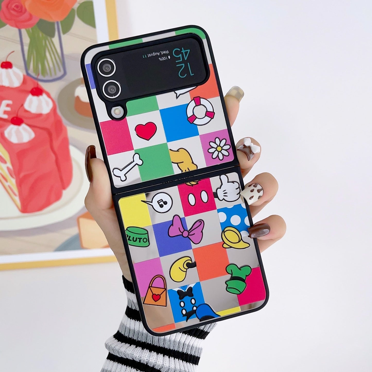 Magical Disney Mirror Phone Case For Samsung Galaxy Z Flip 3 & 4 5G