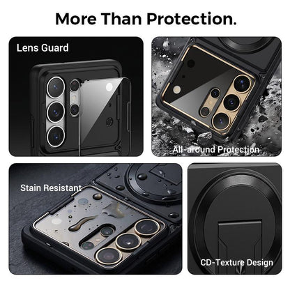 Shockproof Magnetic Kickstand Case for S Series with Camera Protection
