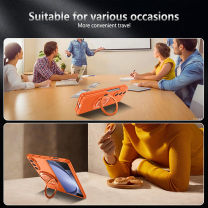 Full Protection Magnetic Kickstand Phone Case For Galaxy Z Series