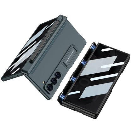Magnetic Hinge Hidden Bracket Case With Pen Slot For Galaxy Z Series