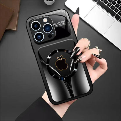AuraGlow™ Luxury MagSafe Protective Glass Cover for iPhone