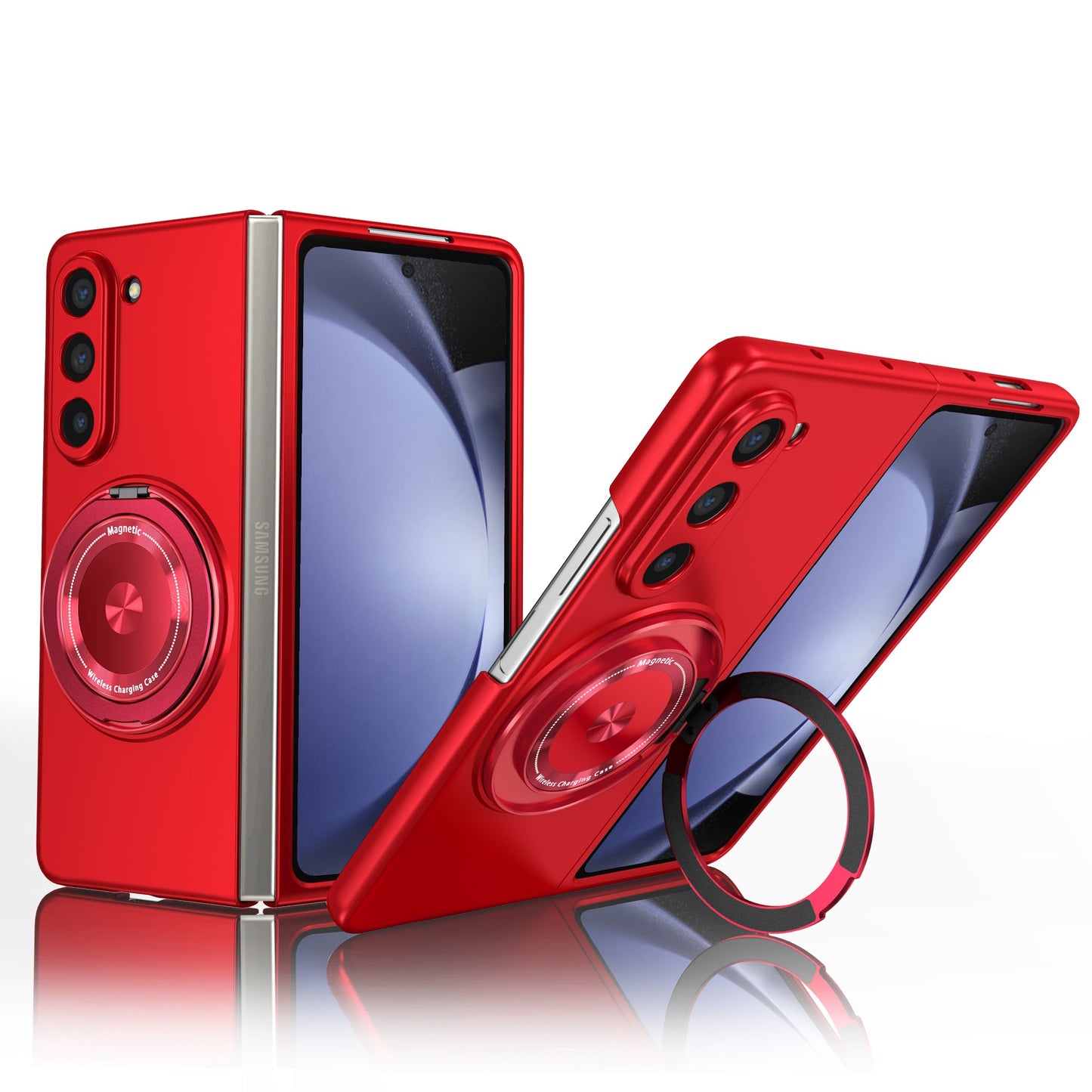Full Protection Magnetic Kickstand Phone Case For Galaxy Z Series
