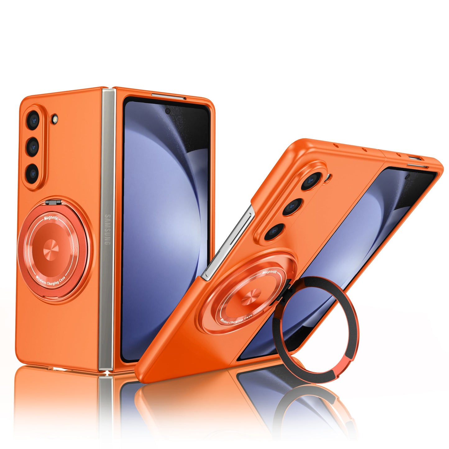 Full Protection Magnetic Kickstand Phone Case For Galaxy Z Series