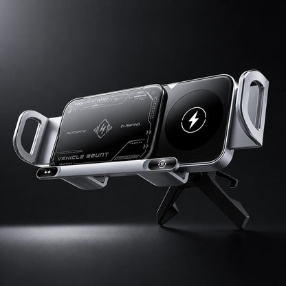 AutoGrip Pro™ – Premium Wireless Charging Car Mount & Phone Holder