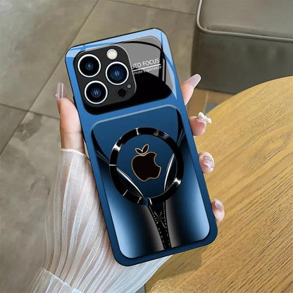 AuraGlow™ Luxury MagSafe Protective Glass Cover for iPhone