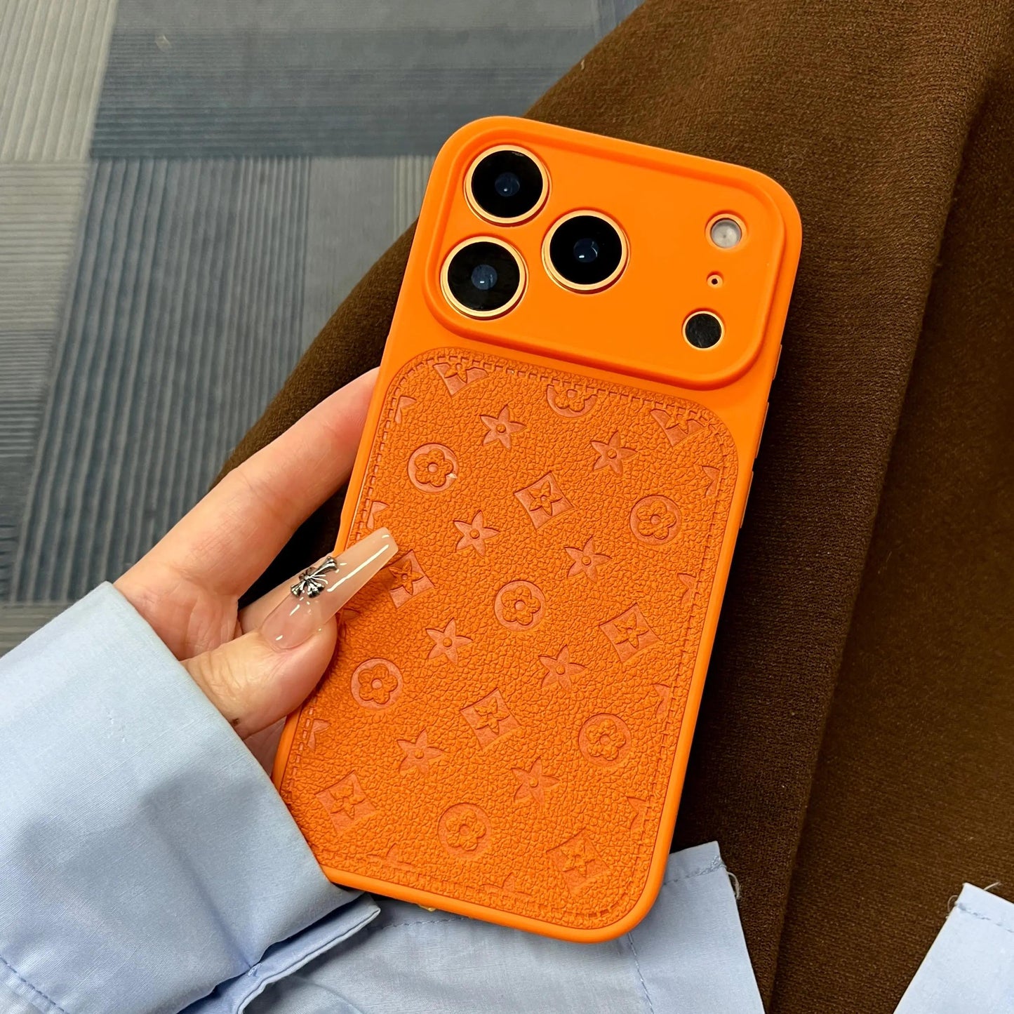 Premium Luxury Leather Case for iPhone Pro Max & Plus