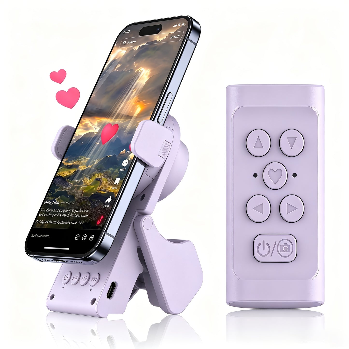 ScrollMate™ Wireless TikTok Remote &amp; Smartphone Holder