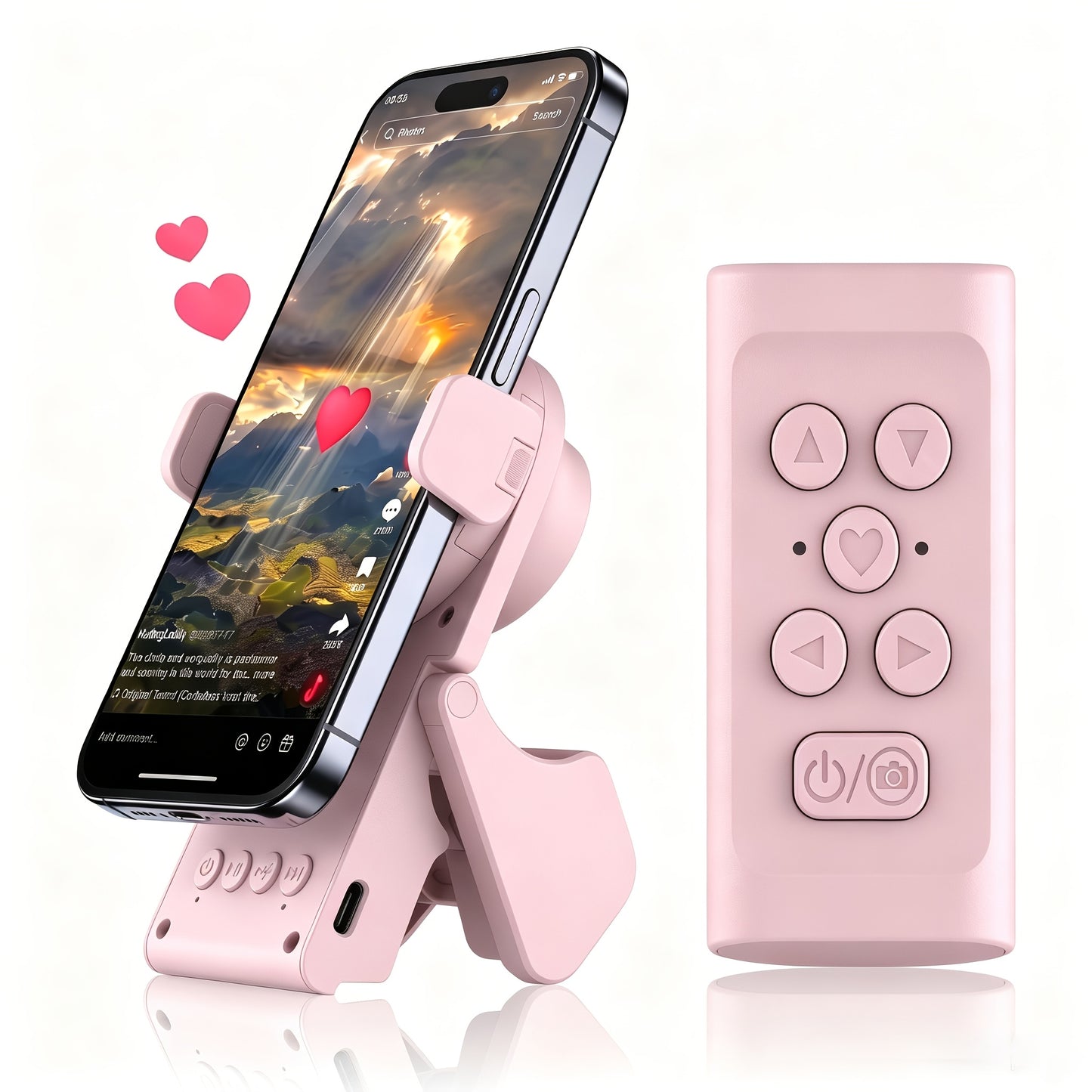 ScrollMate™ Wireless TikTok Remote &amp; Smartphone Holder