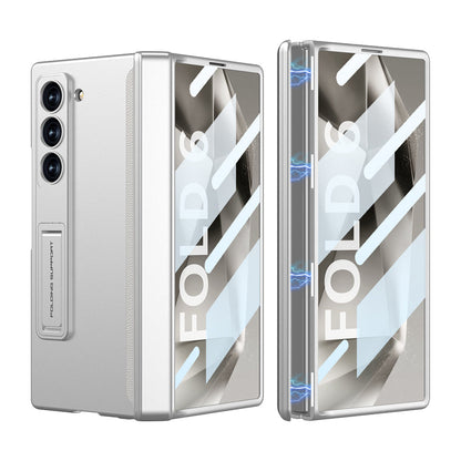 Magnetic Hinge Hidden Bracket Protective Case For Galaxy Z Series