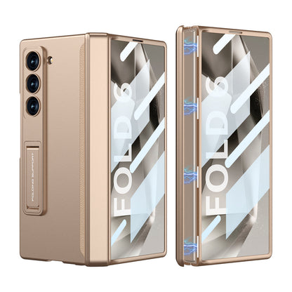 Magnetic Hinge Hidden Bracket Protective Case For Galaxy Z Series