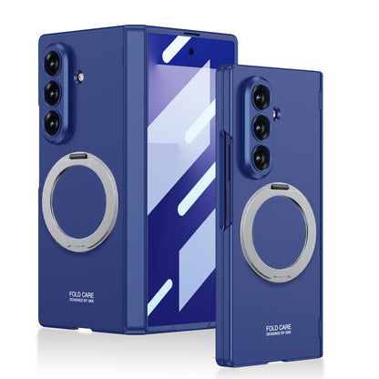 Luxurious Magnetic Ring Holder Phone Case For Galaxy Z Fold7 Fold8 Wide Ultra