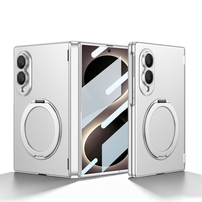 Luxurious Magnetic Ring Holder Phone Case For Galaxy Z Fold7 Fold8 Wide Ultra