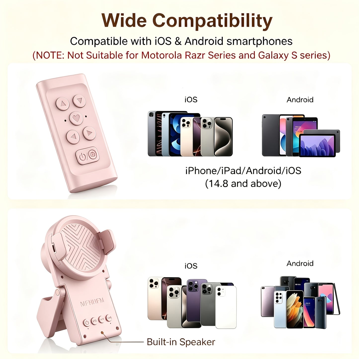 ScrollMate™ Wireless TikTok Remote &amp; Smartphone Holder
