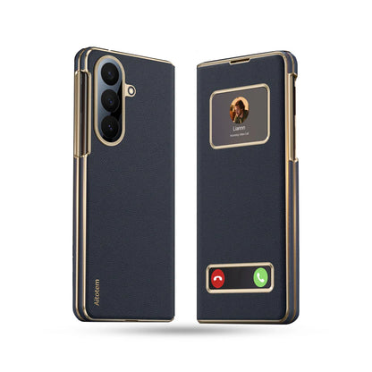 Luxury Flip Cover With Magnetic View Windows